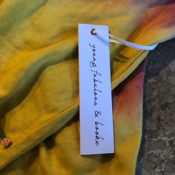 YOUNG FABULOUS & BROKE NWT OMBRE PULLOVER HOODIE - Picture 6 of 7